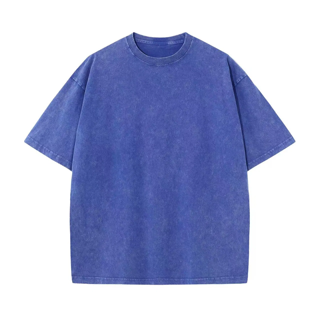 Großhandel für individuell gestaltete Unisex-T-Shirts aus 100 % Baumwolle mit Logo – unbedrucktes, vorgewaschenes T-Shirt 2