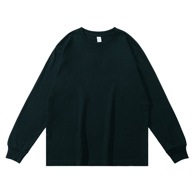 T-shirts à manches longues en coton personnalisés pour hommes (vente en gros) 6