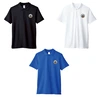 T-shirts de golf en coton brodés personnalisés pour hommes, polos 2