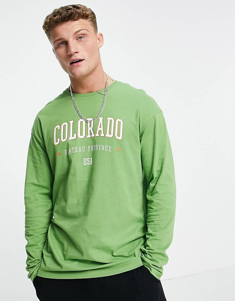 350 GSM Graphic Cotton Long-Sleeved Crew Neck Cotton T-Shirts-LSTS009