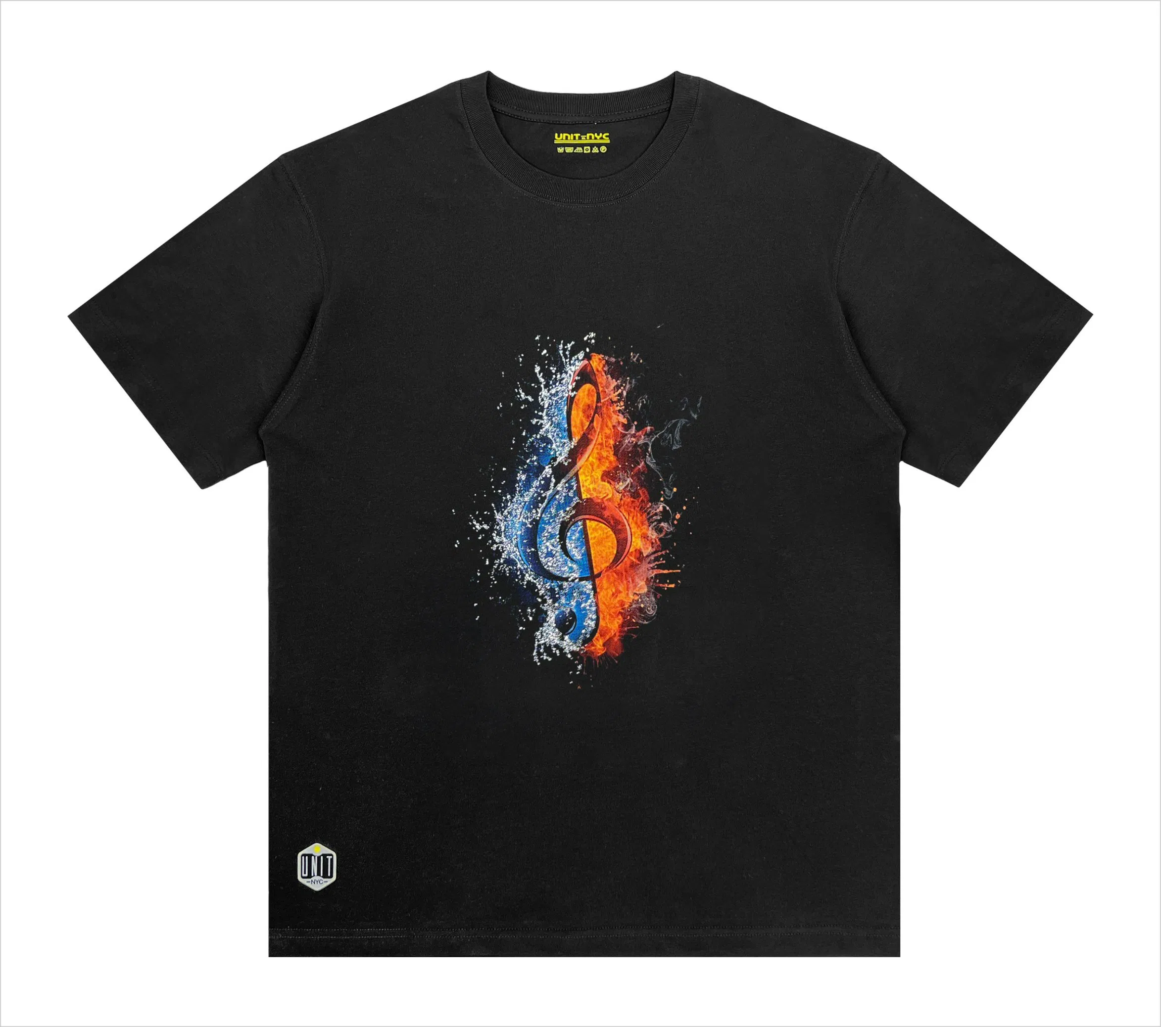 100% Cotton Logo Men's T Shirt Printing - Oversized Plain Tee 3