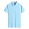 T-shirts de golf en coton brodés personnalisés pour hommes, polos 7