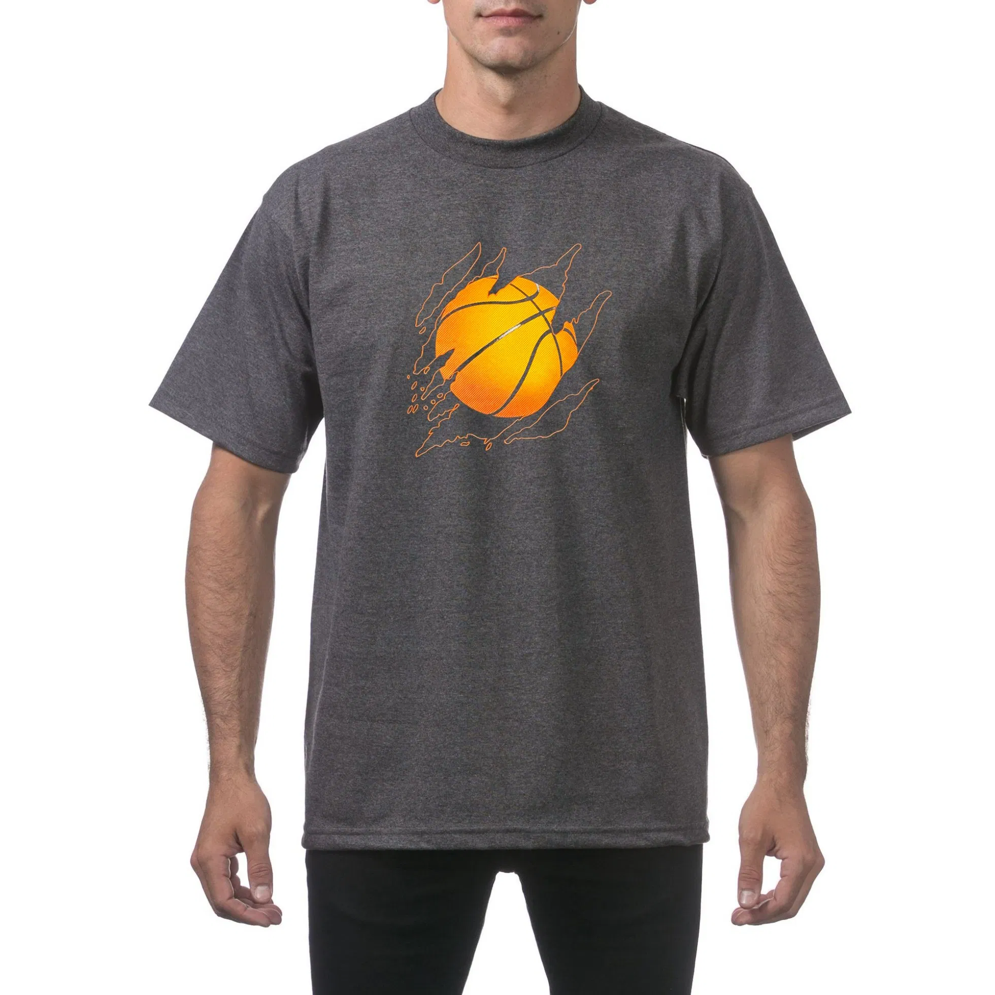 Custom Logo Men's Cotton T Shirt Plain Oversized Tee 4