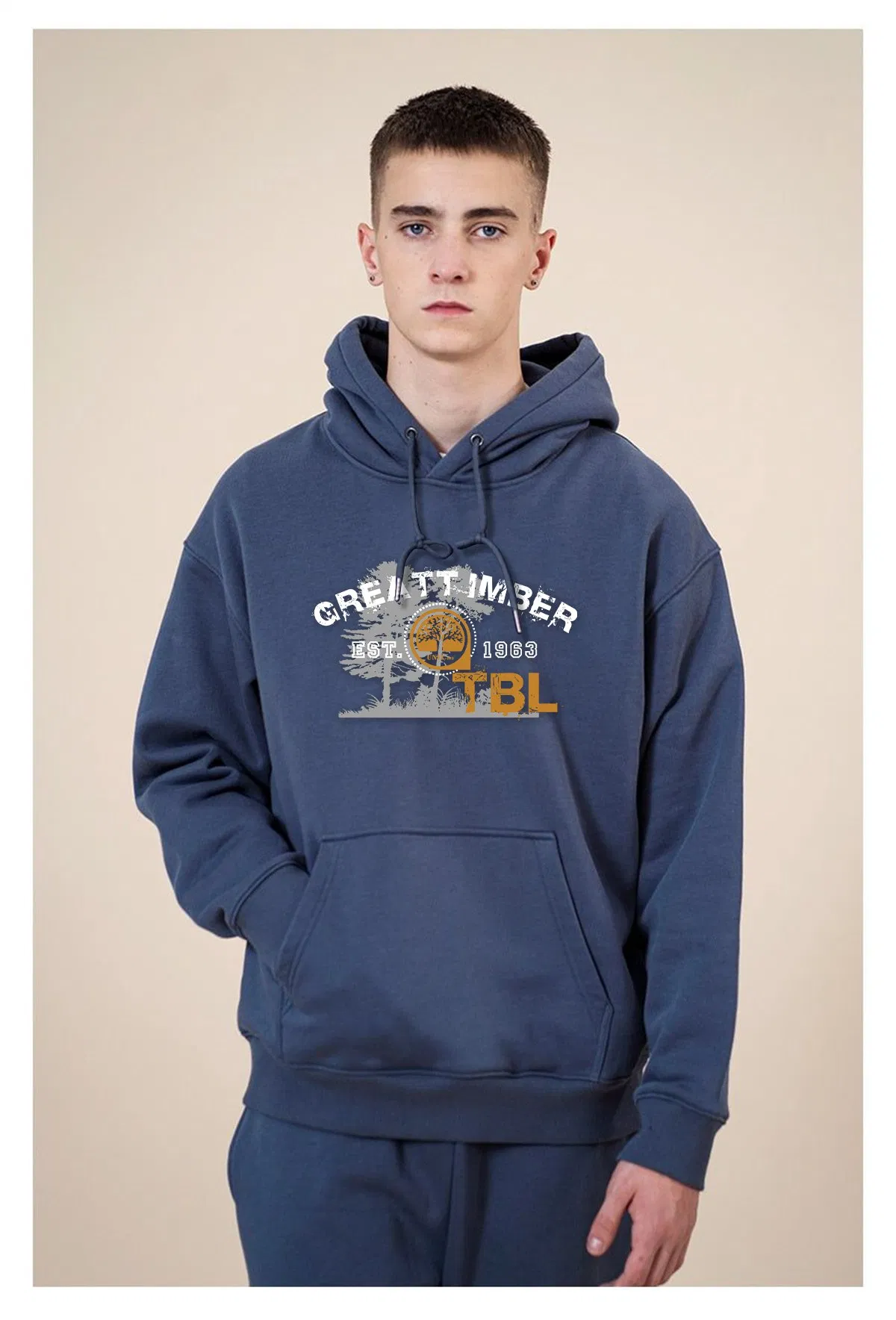 Áo hoodie cotton tùy chỉnh unisex, áo nỉ chui đầu, áo nỉ dài tay, áo nỉ thể thao mùa thu, áo nỉ đường phố, áo dài tay nữ. 4