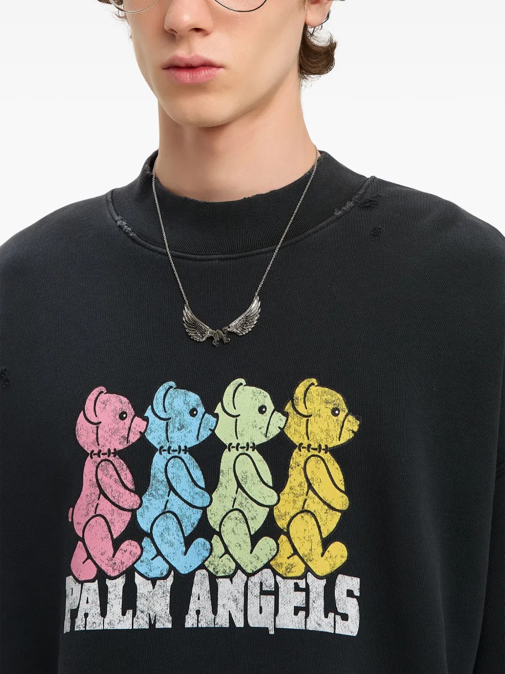 Custom Clothing Manufacturer Digital Printing Graphic Crewneck 280g Cotton Streetwear-CNSS001 2