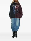 Custom Clothing Manufacturer Digital Printing Graphic Acid Wash 320g Cotton ZIpper Hoodie 4