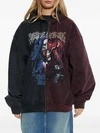 Custom Clothing Manufacturer Digital Printing Graphic Acid Wash 320g Cotton ZIpper Hoodie 3