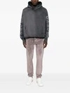 Özel Giyim Üreticisi Dijital Baskılı Grafik Eskitme Nakışlı 430g Pamuklu Cepli Kapüşonlu Sweatshirt 4