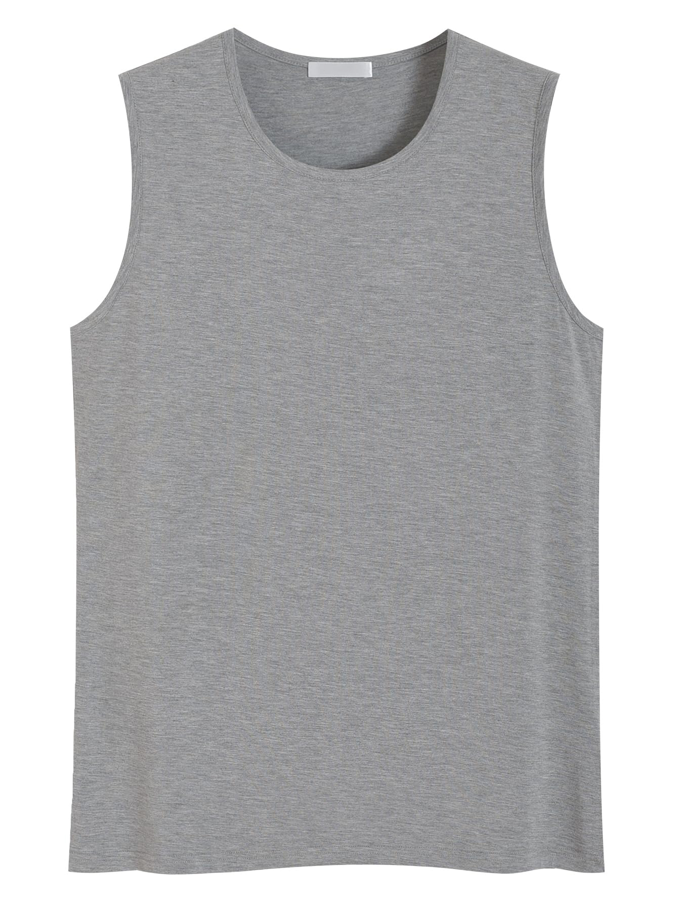 เสื้อกล้ามออกกำลังกายแขนสั้นคอกลมผ้าวิสโคสไผ่ 180 กรัม - BBTS004 2