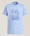 220g 3D Rubberized Print Short Sleeve Crew Neck Pima Cotton Shirts-PCTS003 1