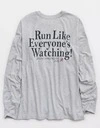250g Printing Graphic Long Sleeve Crew Neck Modal Shirts-MTS003 4