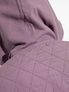 420 g/m² Baumwoll-Hoodie mit gestepptem Logo-Einsatz, halbem Reißverschluss, langen Ärmeln und Tasche – HZHD003 5