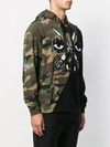 Sudadera con capucha de manga larga estilo urbano, de 380 GSM, con estampado de camuflaje bordado y bolsillo tipo canguro - FHD004 2
