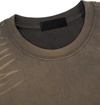280GSM Heavyweight Taupe Acid Wash Branch-Print Cotton Oversized T-Shirt 6
