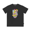 Camiseta de gola redonda com bordado de máscara Pop Art 265GSM, 100% algodão - EBDRTS012 2
