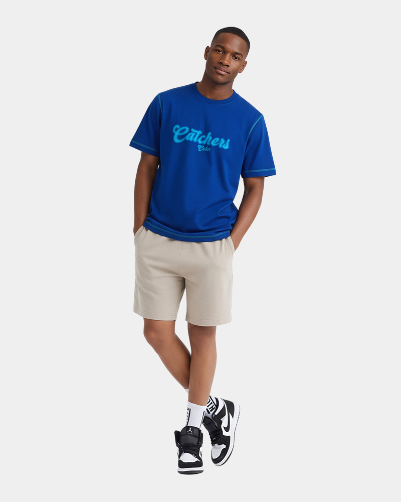 Camiseta de algodón de 240 g con cuello redondo y estampado digital de ropa personalizada TS008 5