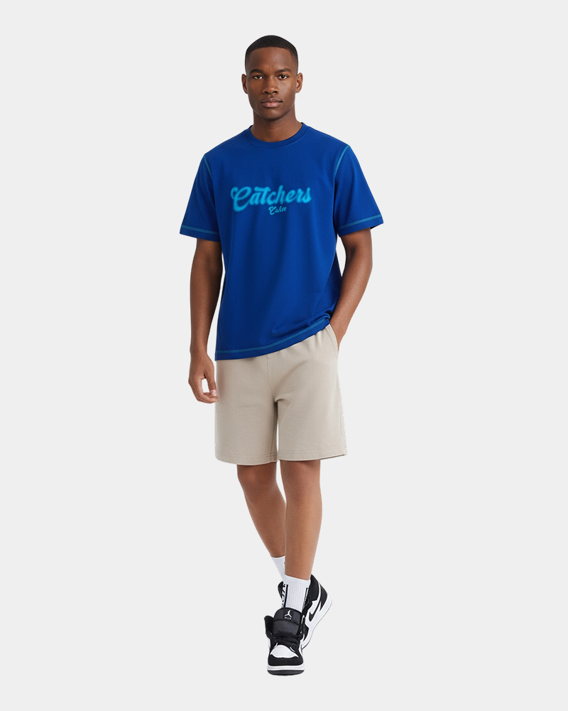 Camiseta de algodón de 240 g con cuello redondo y estampado digital de ropa personalizada TS008 4
