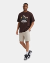Camiseta de algodón 305 g con cuello redondo, bordada, desgastada y con lavado ácido, con impresión digital y fabricante de ropa personalizada 4