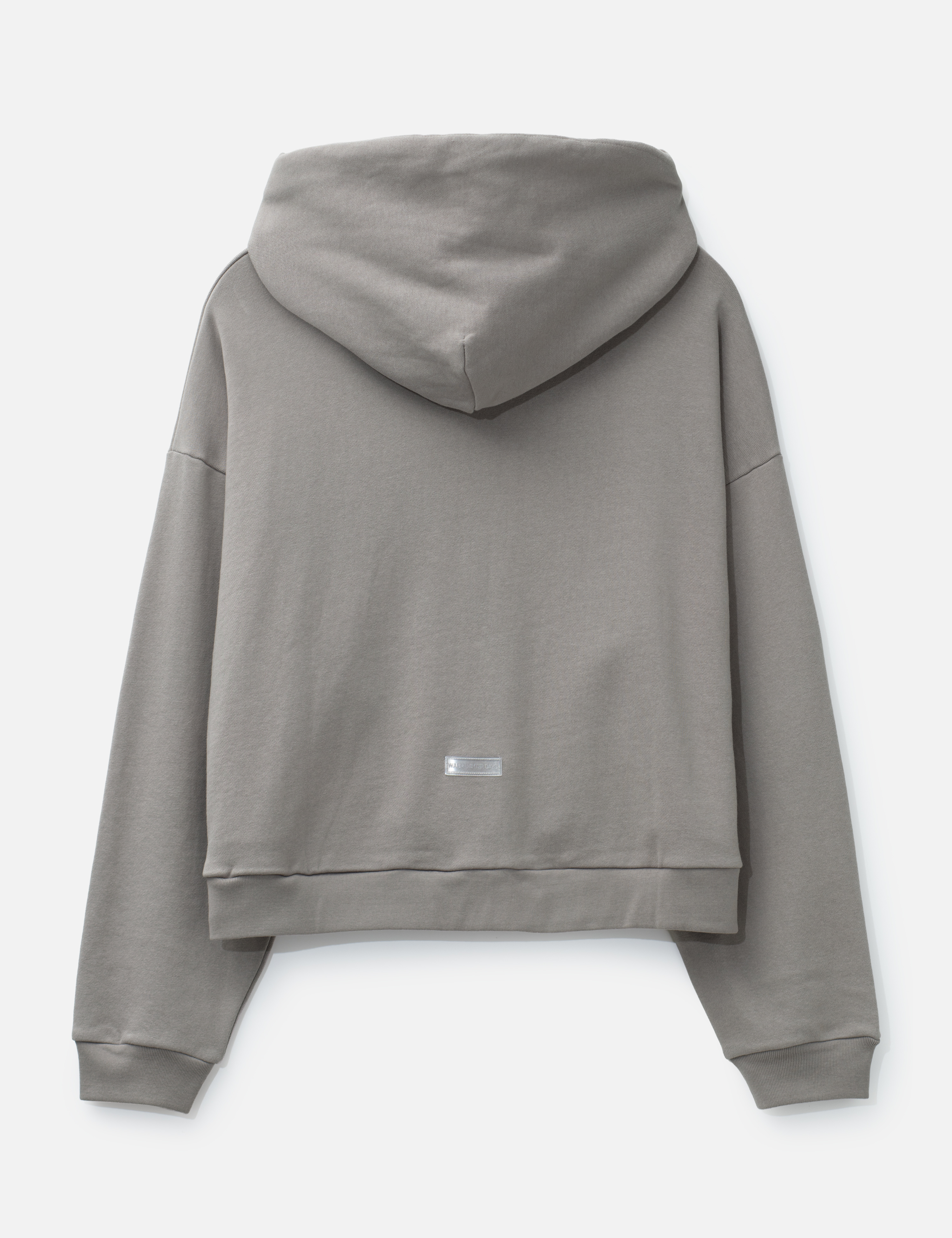 400G Heavyweight Cotton Cropped Drawstring Hoodie 4