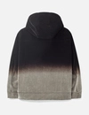 500 g/m² Fleece-Kapuzenjacke mit Farbverlauf und Acid-Wash-Effekt, Reißverschluss 3