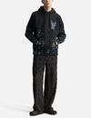580GSM Black Heavyweight Bacteria Hand-Print Hoodie 4