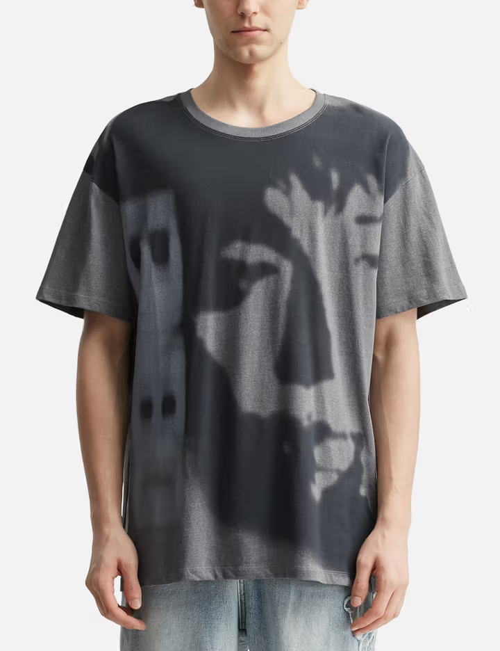 เสื้อยืดแขนสั้นทรงโอเวอร์ไซส์ YEONJUN GGUM X 230GSM สีเทา 1