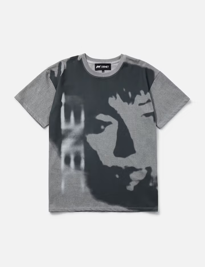 เสื้อยืดแขนสั้นทรงโอเวอร์ไซส์ YEONJUN GGUM X 230GSM สีเทา 2