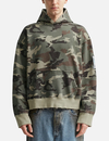 Moletom pesado com estampa camuflada e efeito desgastado, 550 g/m² 1