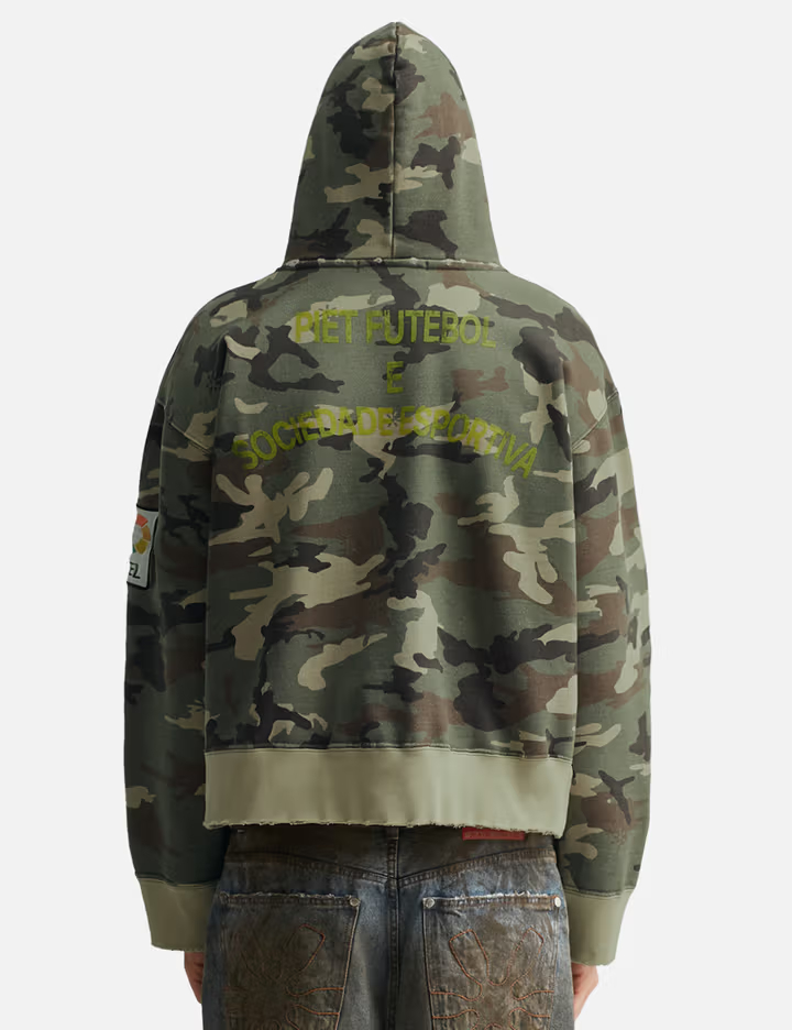 Moletom pesado com estampa camuflada e efeito desgastado, 550 g/m² 5