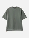 Camiseta técnica de poliéster gris de 170 g/m² para hombre con dobladillo ajustable y revestimiento impermeable. 3
