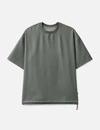 Camiseta técnica de poliéster gris de 170 g/m² para hombre con dobladillo ajustable y revestimiento impermeable. 2