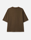 Camiseta Brunette 310GSM Heavy Boxy de algodão orgânico com gola redonda 3