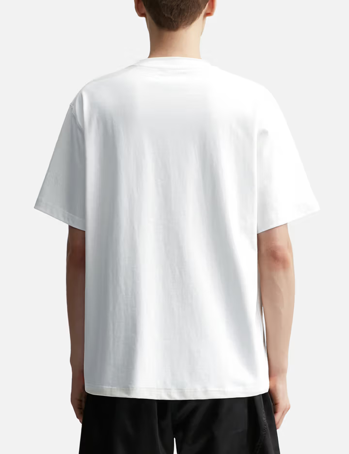 T-shirt da uomo in cotone pesante bianco 320 g/m² con grafica tribale del drago 5