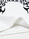 T-shirt da uomo in cotone pesante bianco 320 g/m² con grafica tribale del drago 7