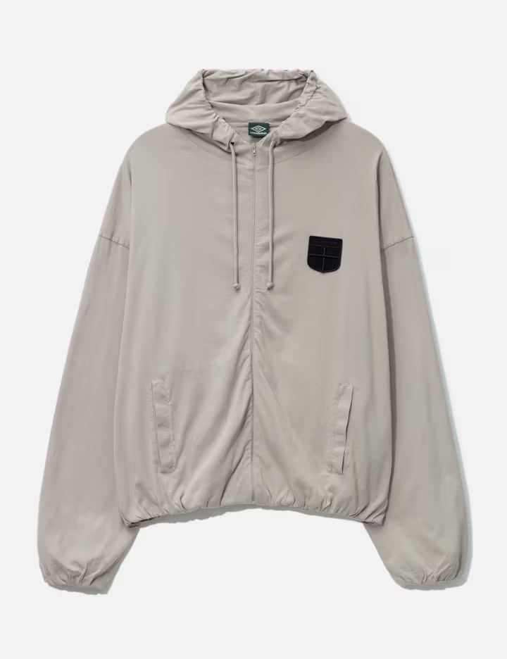 남성용 토프 색상 220GSM 100% 코튼 저지 지퍼 후드티 (가슴 부분 엠블럼 패치 및 조절 가능한 후드 끈 포함) 2