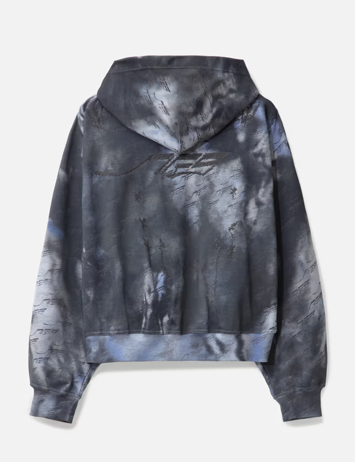 Herren-Kapuzenpullover in Cool Grey (320 g/m²) mit Allover-Print und Stickereien 3