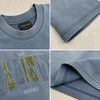 345GSM ヘビーコットン ブリーチウォッシュ加工 シェニール刺繍グラフィックTシャツ 6