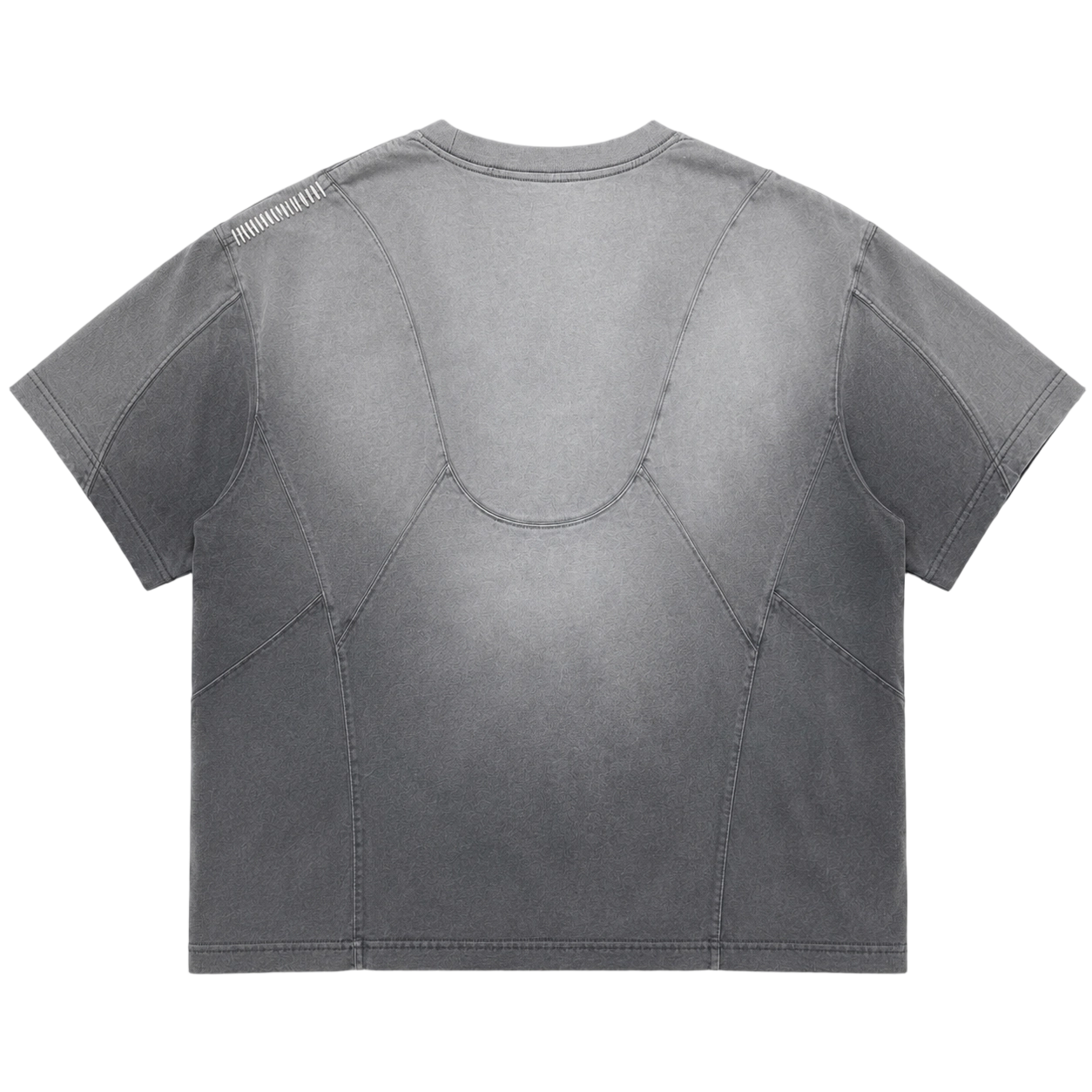280GSM Enzyme Wash Contrast Stitch Oversized T-Shirt 3