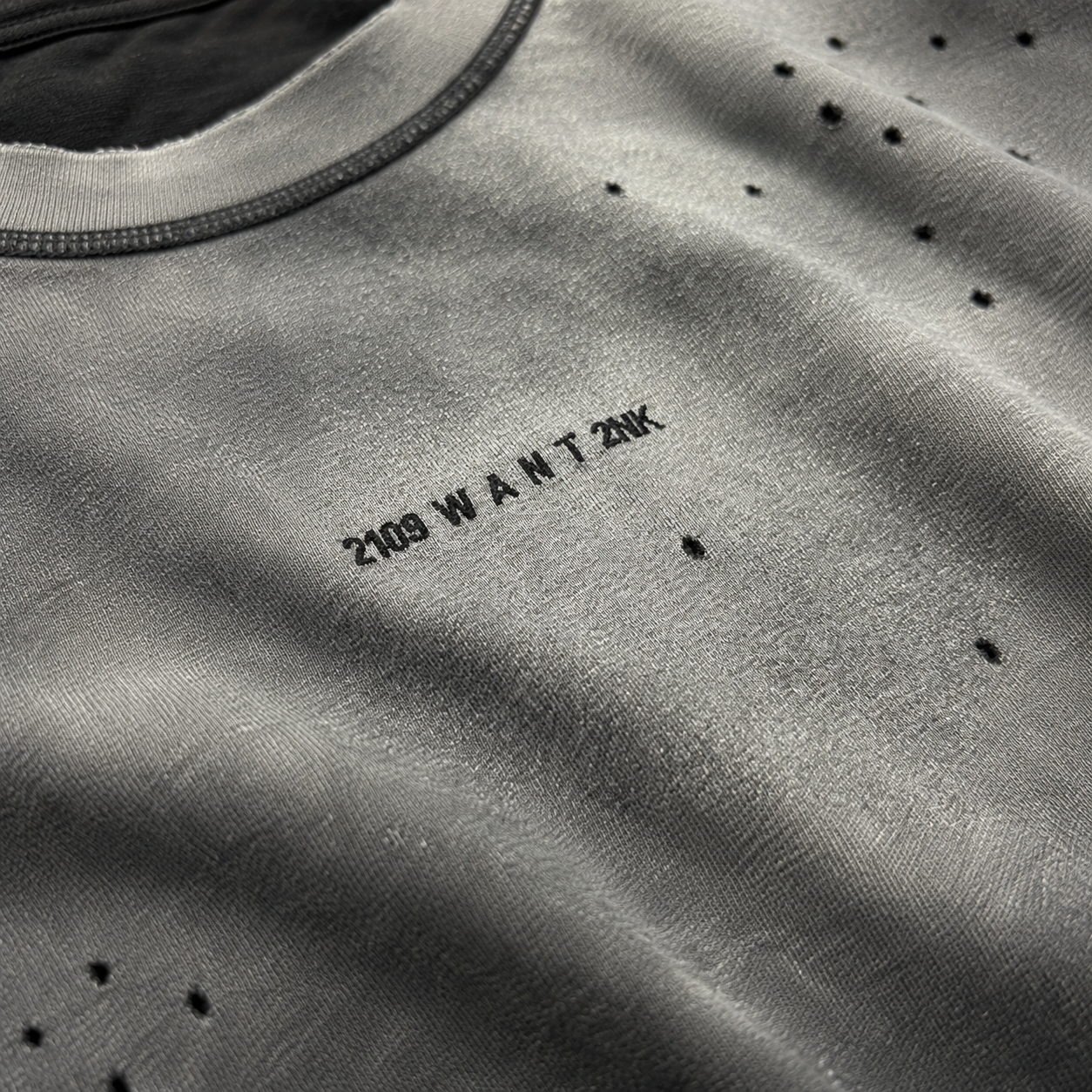 T-shirt oversize 340GSM Spray Monkey Wash Gradient Distressed 6