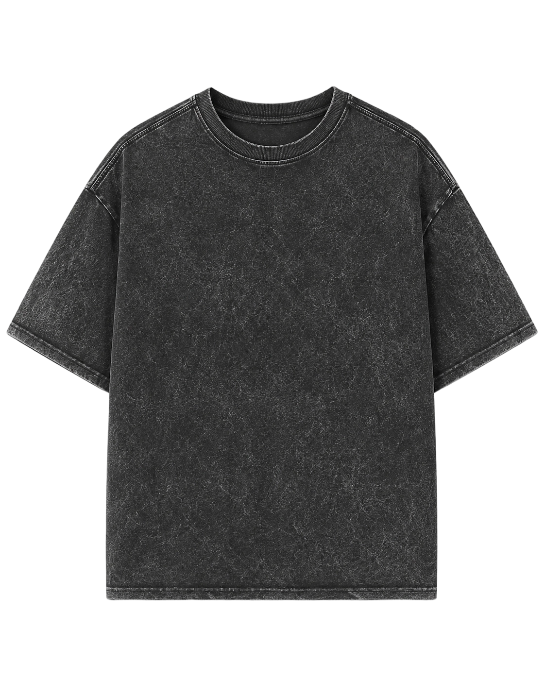 280GSM Heavy Cotton Stone Wash Distressed Oversized T-Shirt
