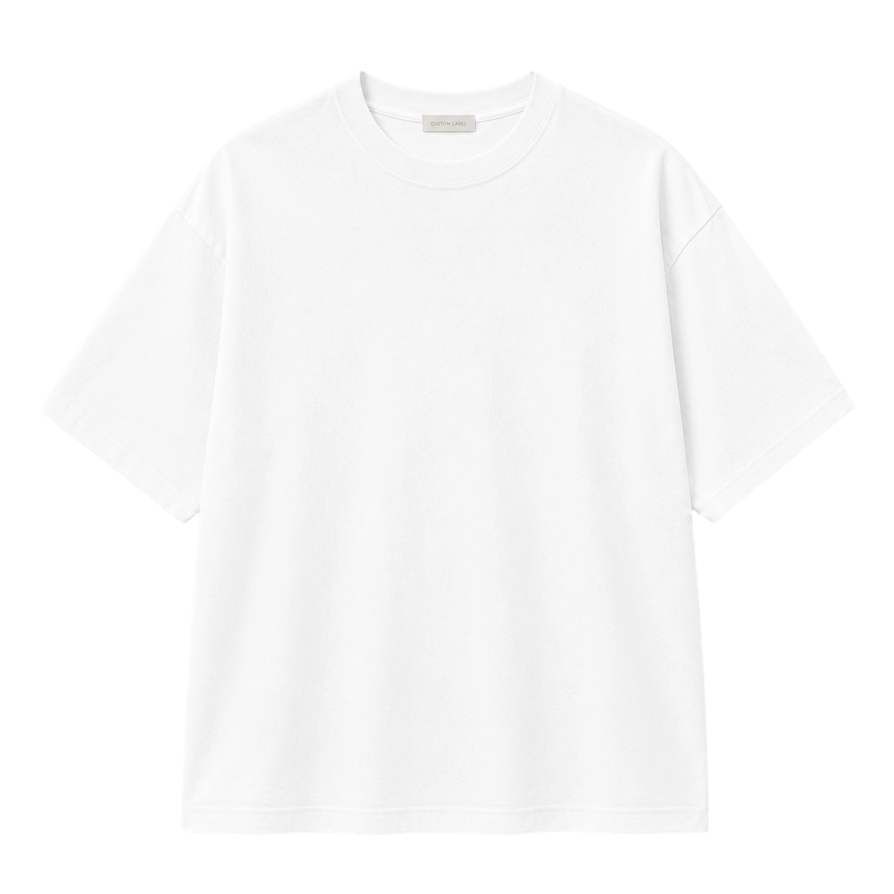 160GSM Lightweight Cotton Oversized Crew Neck T-Shirt