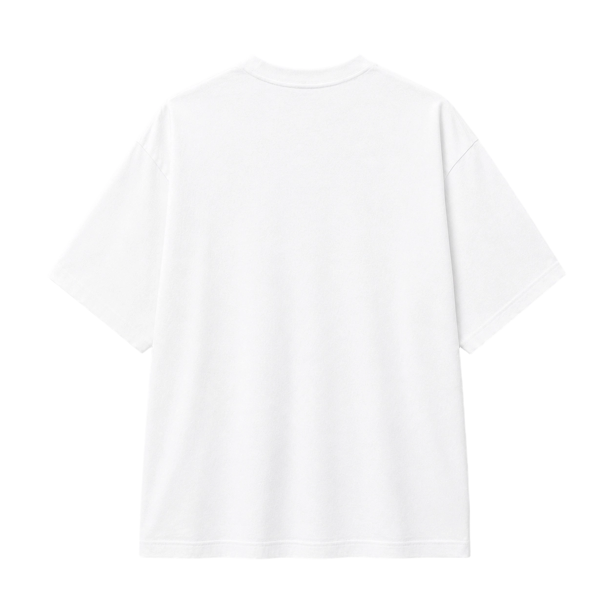 Camiseta de cuello redondo extragrande de algodón ligero de 160 g/m² 2