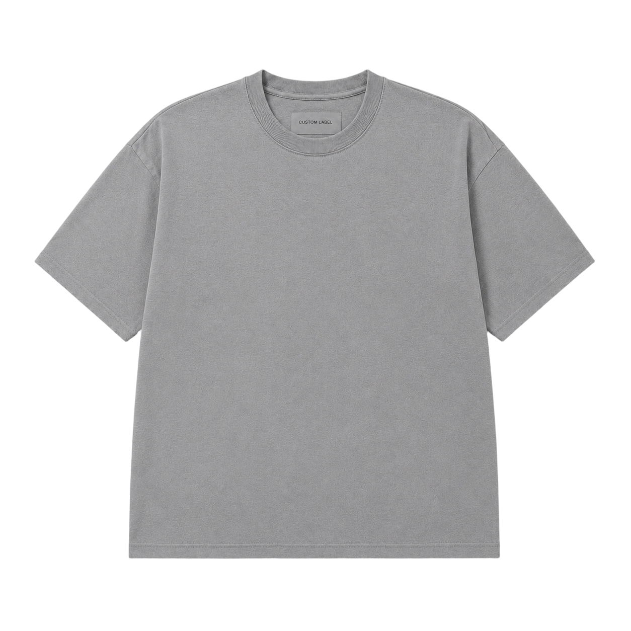 180GSM Classic Cotton Grey Crew Neck T-Shirt