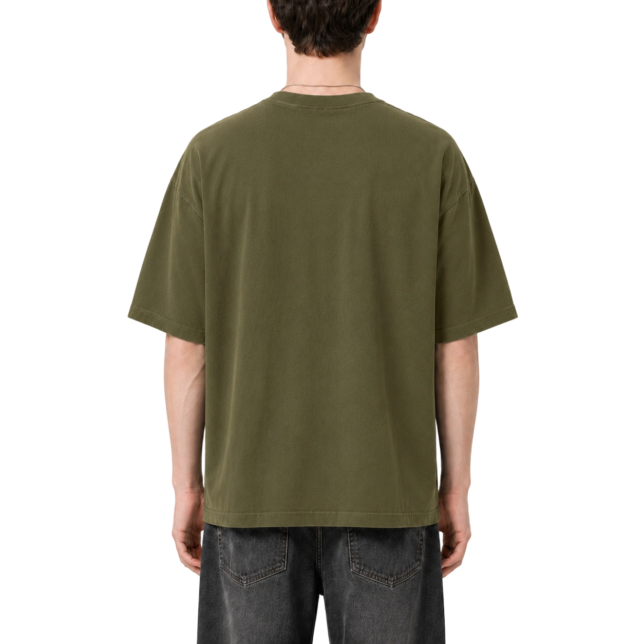 Camiseta de gola redonda em algodão premium 220GSM 4
