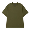 Camiseta de gola redonda em algodão premium 220GSM 1