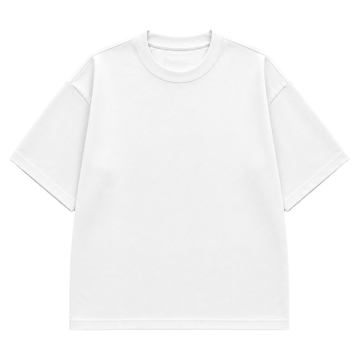 300GSM Heavyweight Cotton Crew Neck T-Shirt