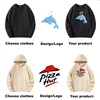 Felpa pesante con logo personalizzato - Felpa con cappuccio vuota da uomo/donna 1