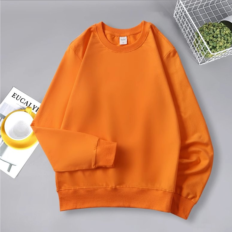 Sudadera con capucha de manga larga y cuello redondo de algodón con logo personalizado 5