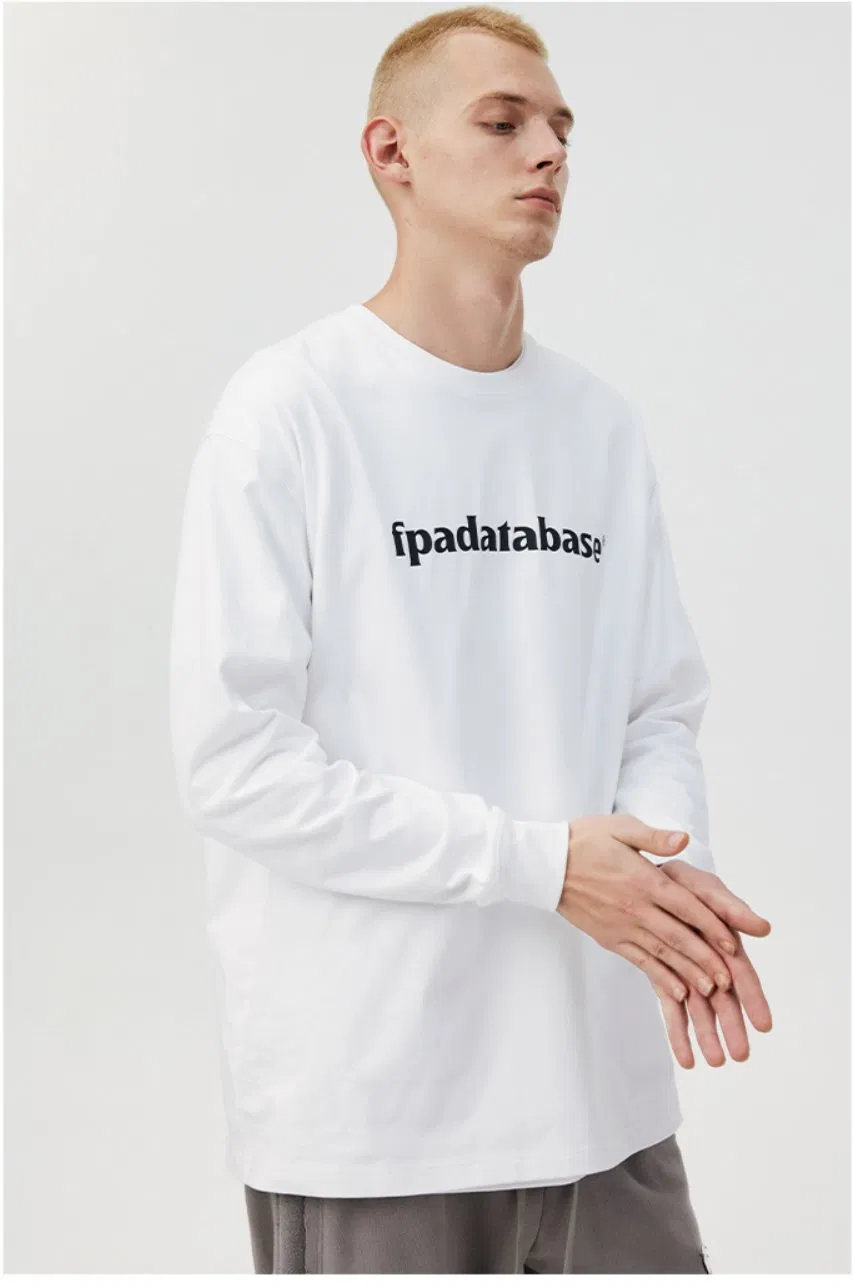 T-shirts en coton graphique 320 g/m² à manches longues et col rond - LSTS015 4
