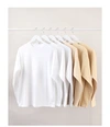 Custom Screen Printed Embossed Long Sleeve Cotton Tshirt 7